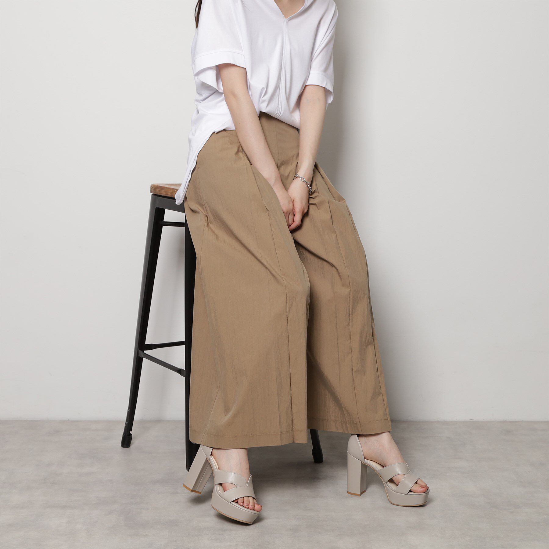 ESPERANZA「ネックベルトチャンキーヒールサンダル」|サンダル|