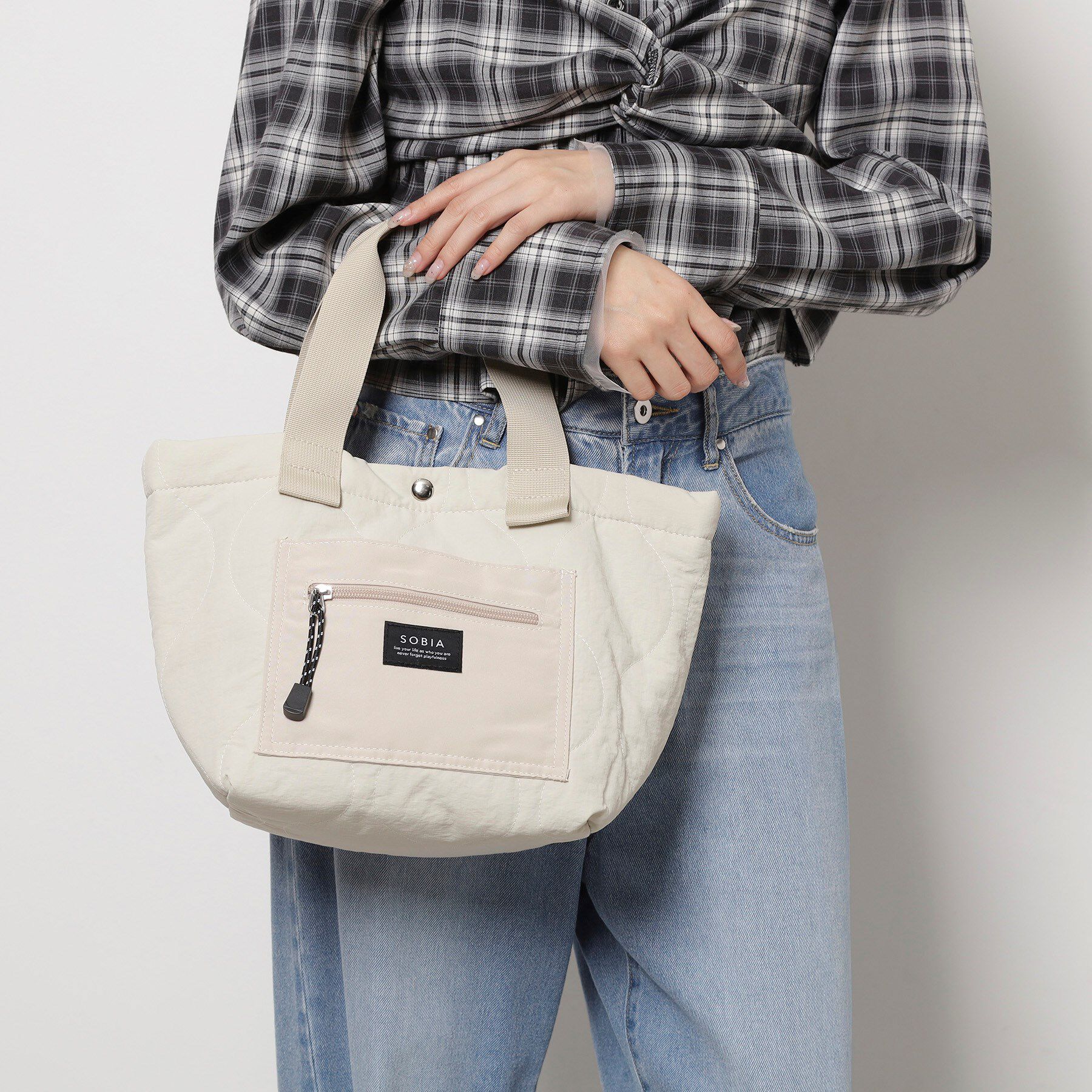 Ober Tashe「キルトプチバッグ」|トートバッグ|