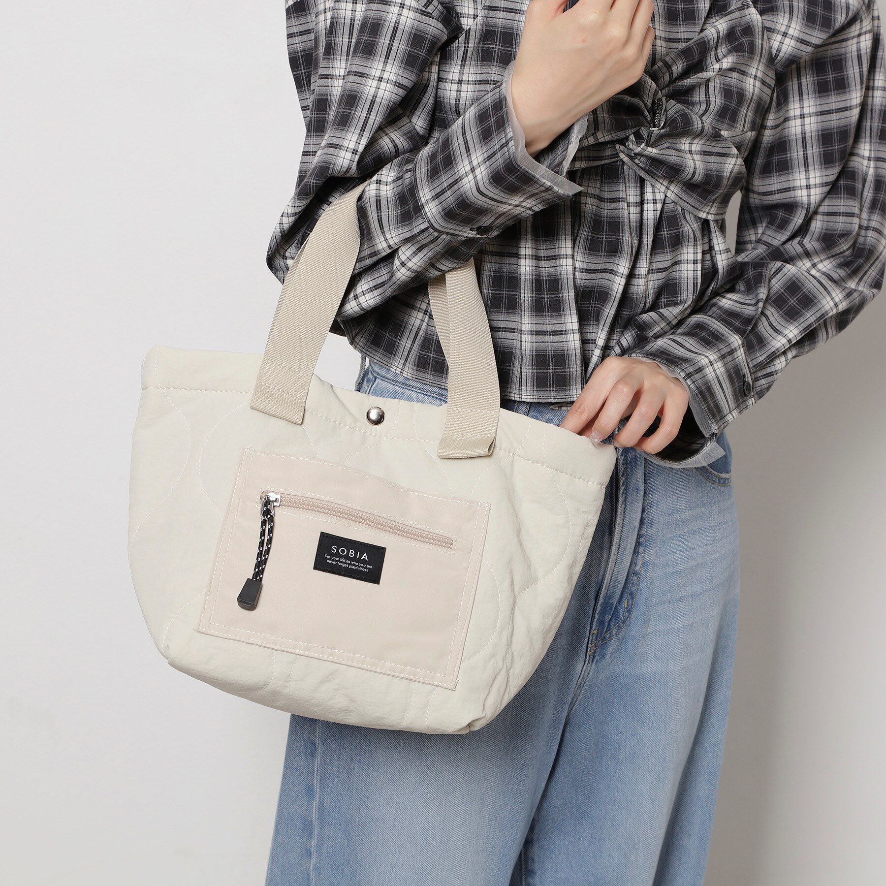 Ober Tashe「キルトプチバッグ」|トートバッグ|