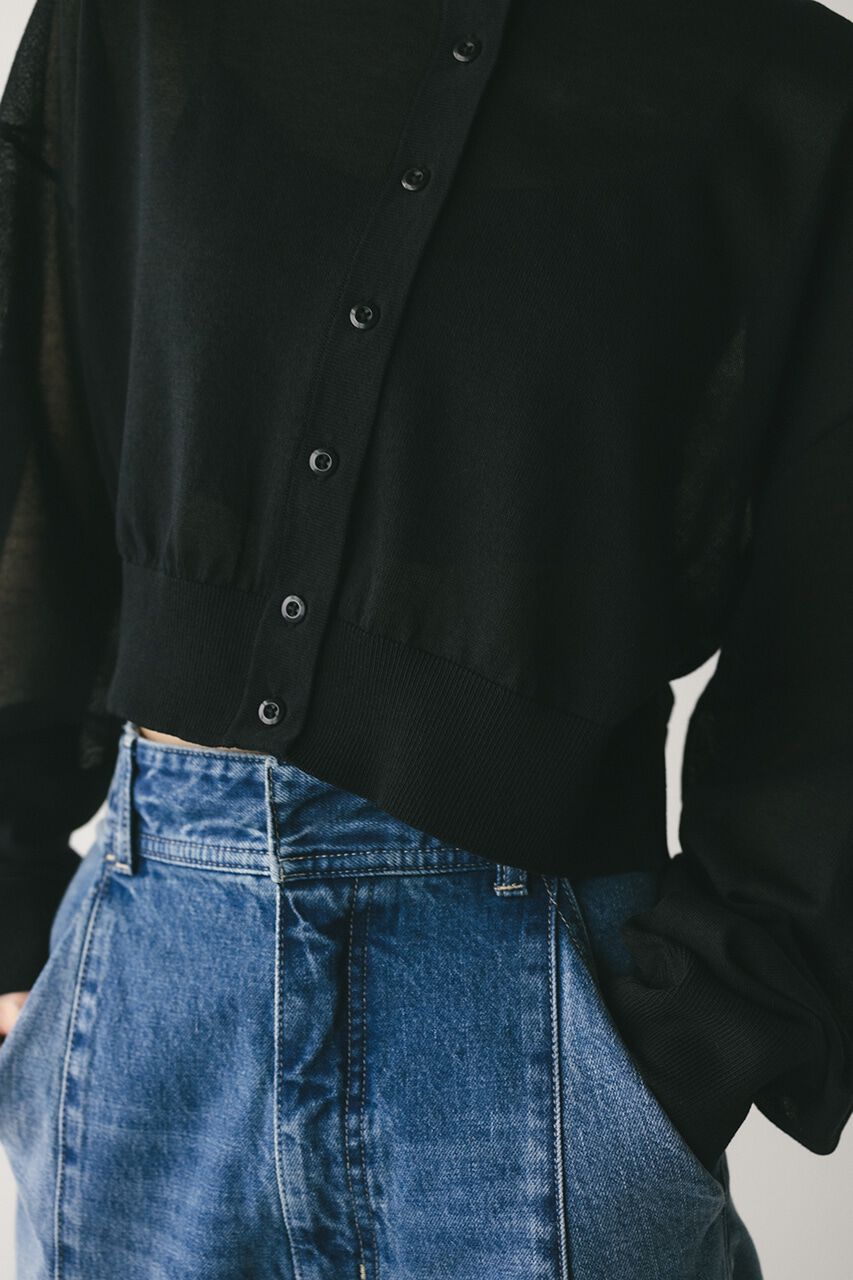 STYLEMIXER「シアーニットカーディガン」|カーディガン|