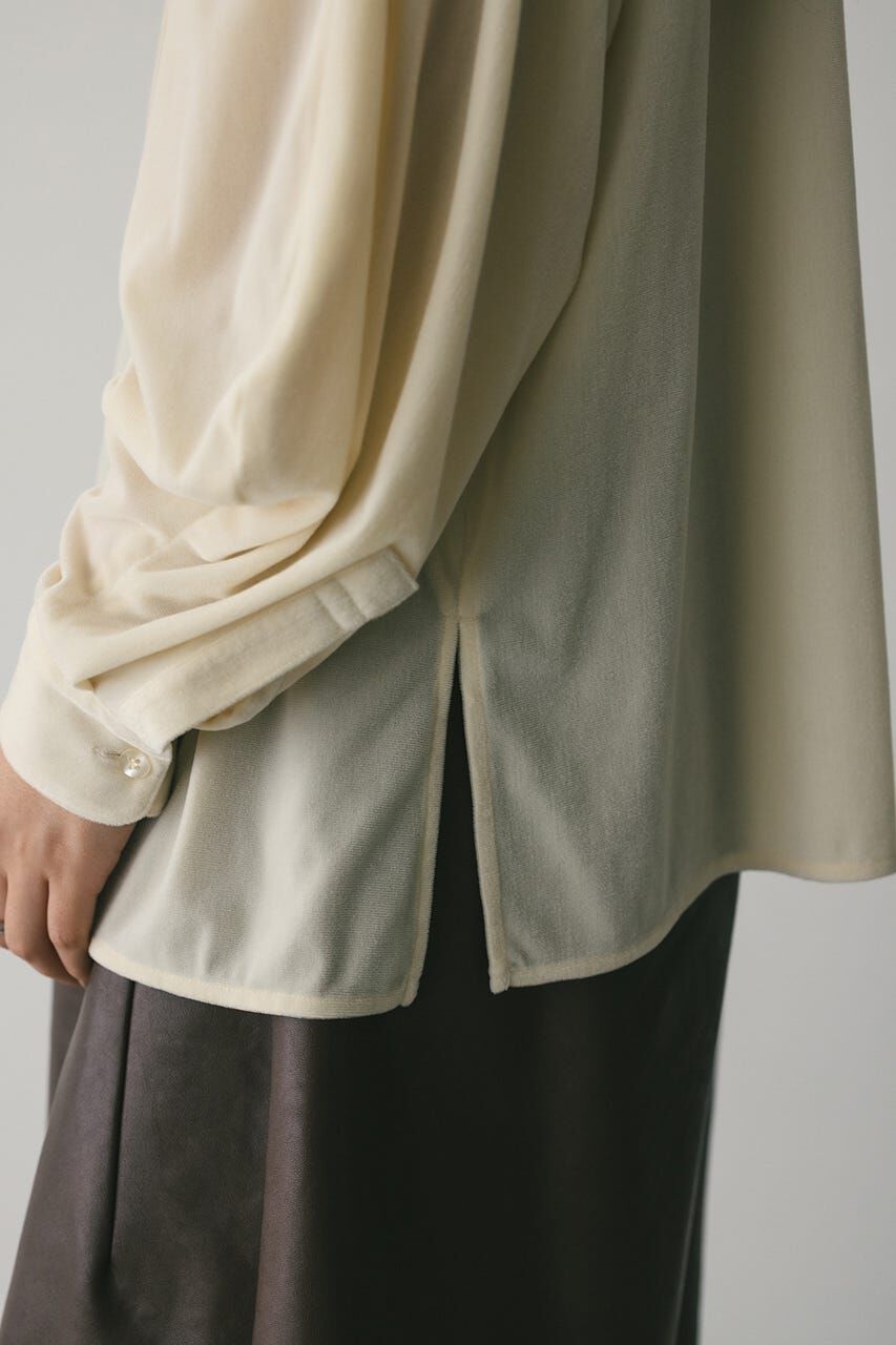 STYLEMIXER「ベロアルーズシャツ」|シャツ・ブラウス|