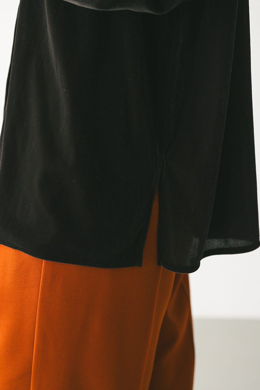 STYLEMIXER「ベロアルーズシャツ」|シャツ・ブラウス|