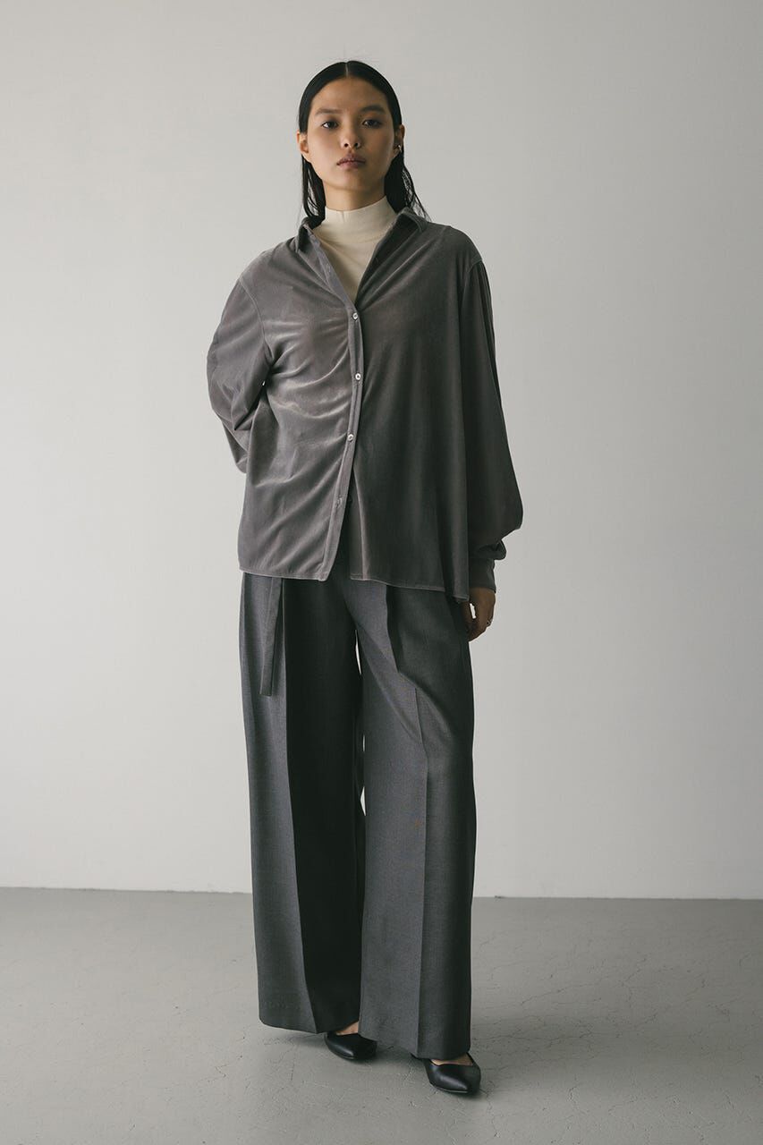 STYLEMIXER「ベロアルーズシャツ」|シャツ・ブラウス|