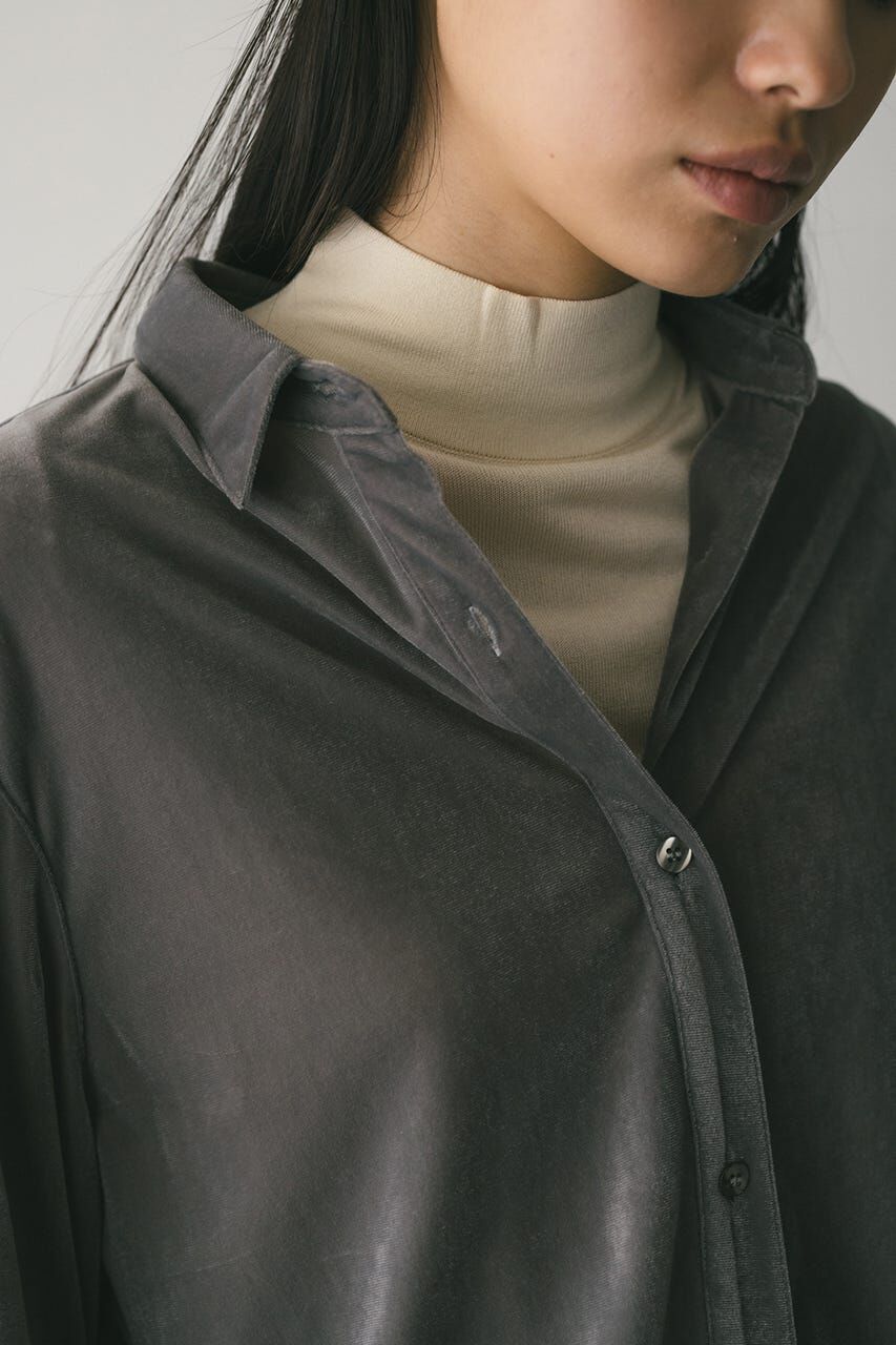 STYLEMIXER「ベロアルーズシャツ」|シャツ・ブラウス|