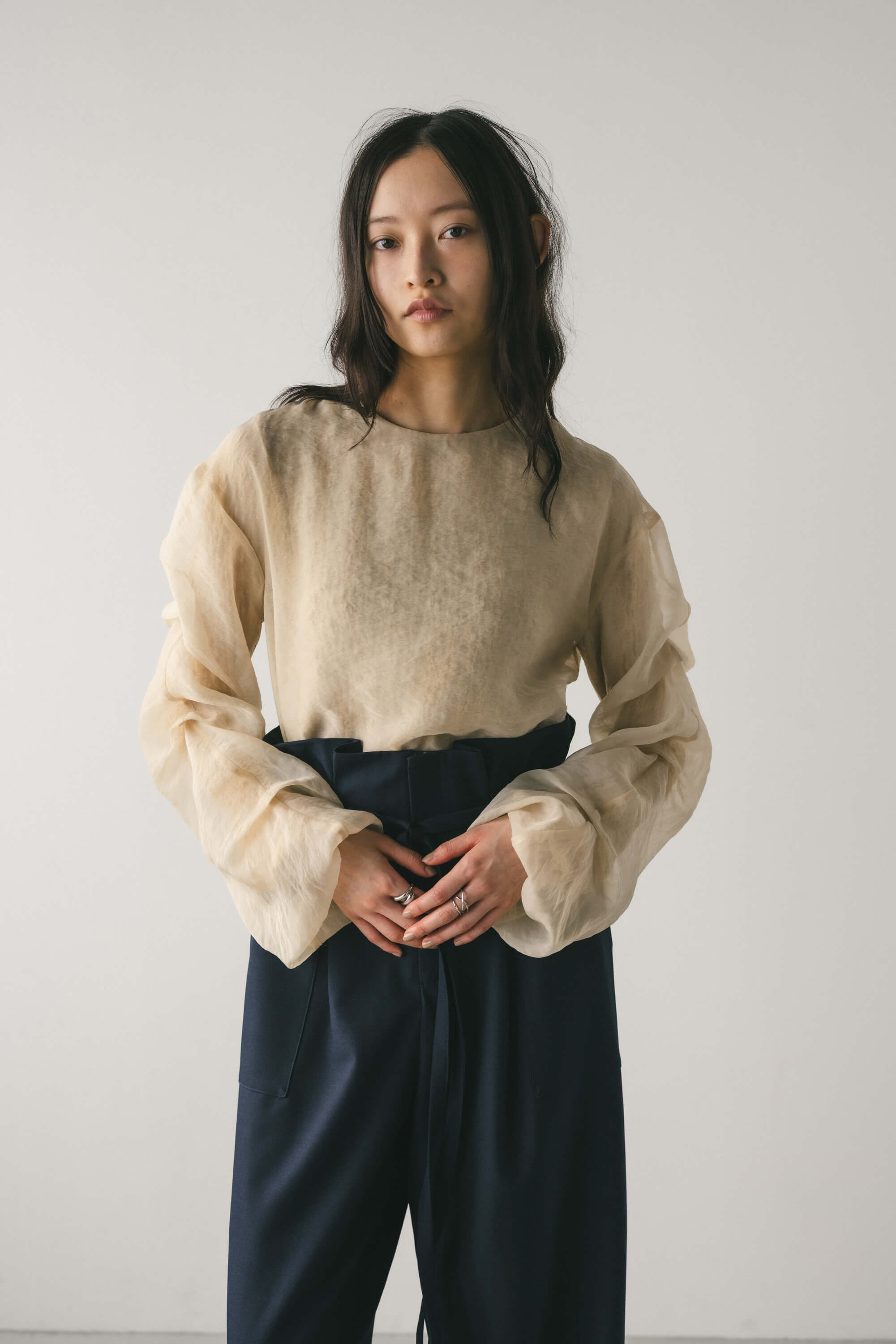 STYLEMIXER「シアーレイヤードトップ」|シャツ・ブラウス|