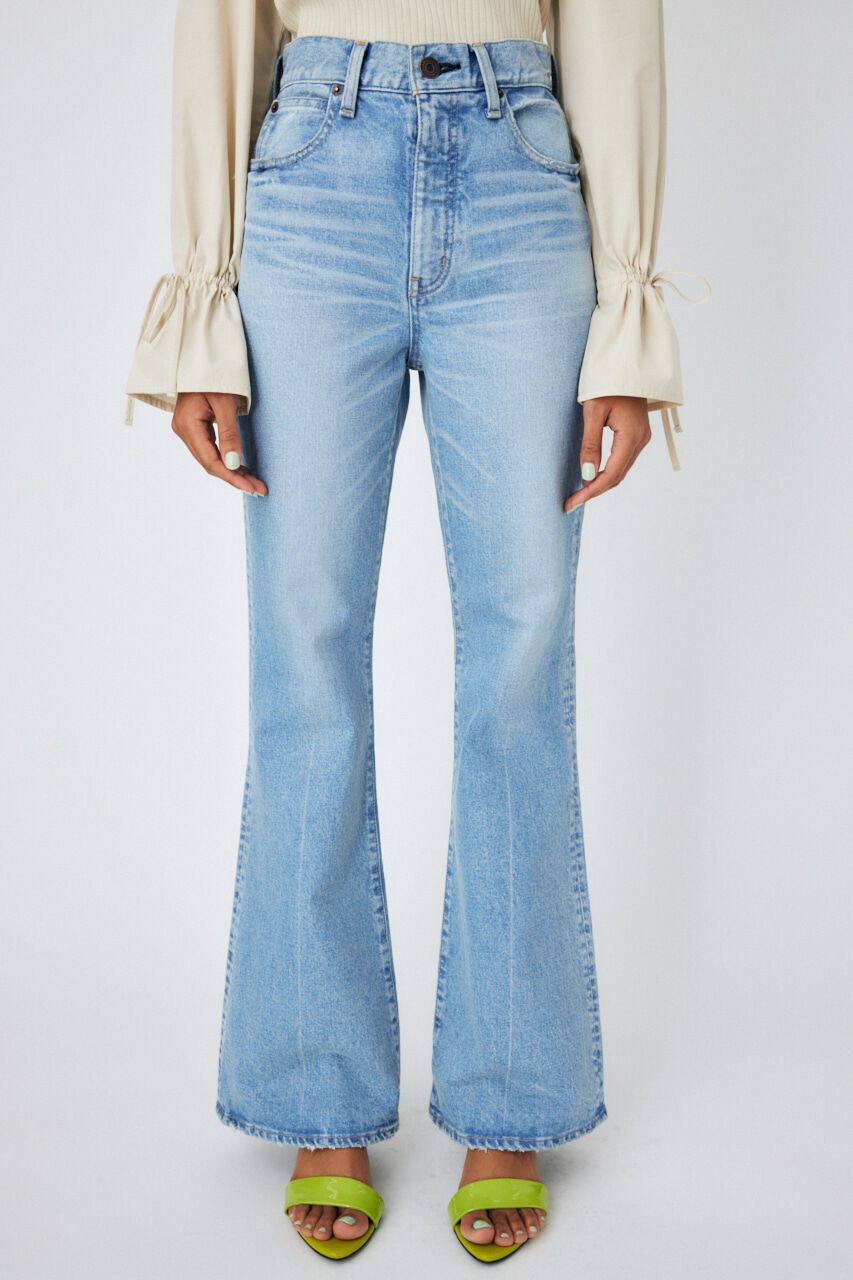 MOUSSY「MVS L/BLU FLARE」|デニム|