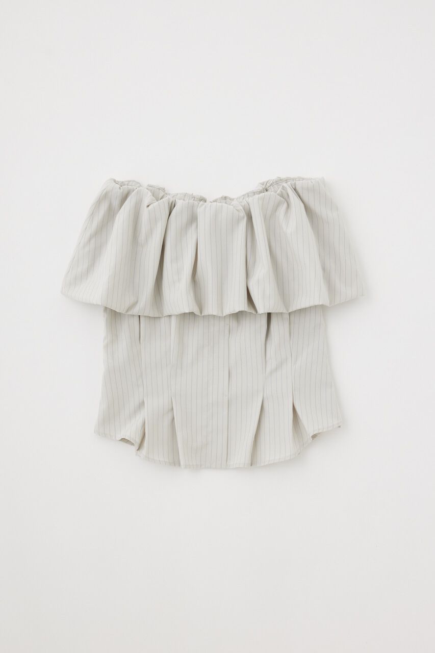 MOUSSY「OFF SHOULDER TUCK ブラウス」|その他|