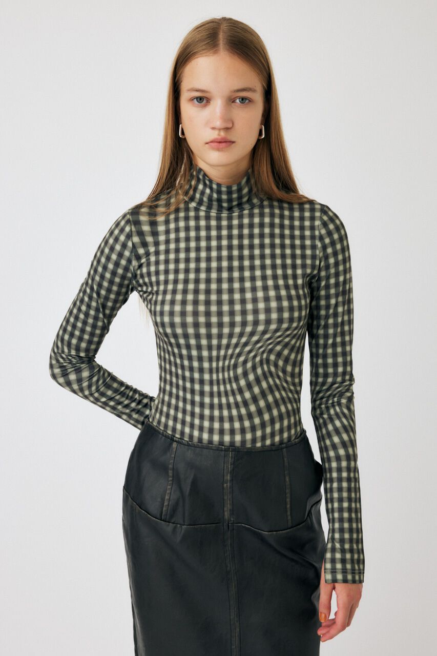 MOUSSY「MOTION CHECK ボティスーツ」|Tシャツ・カットソー|BEG