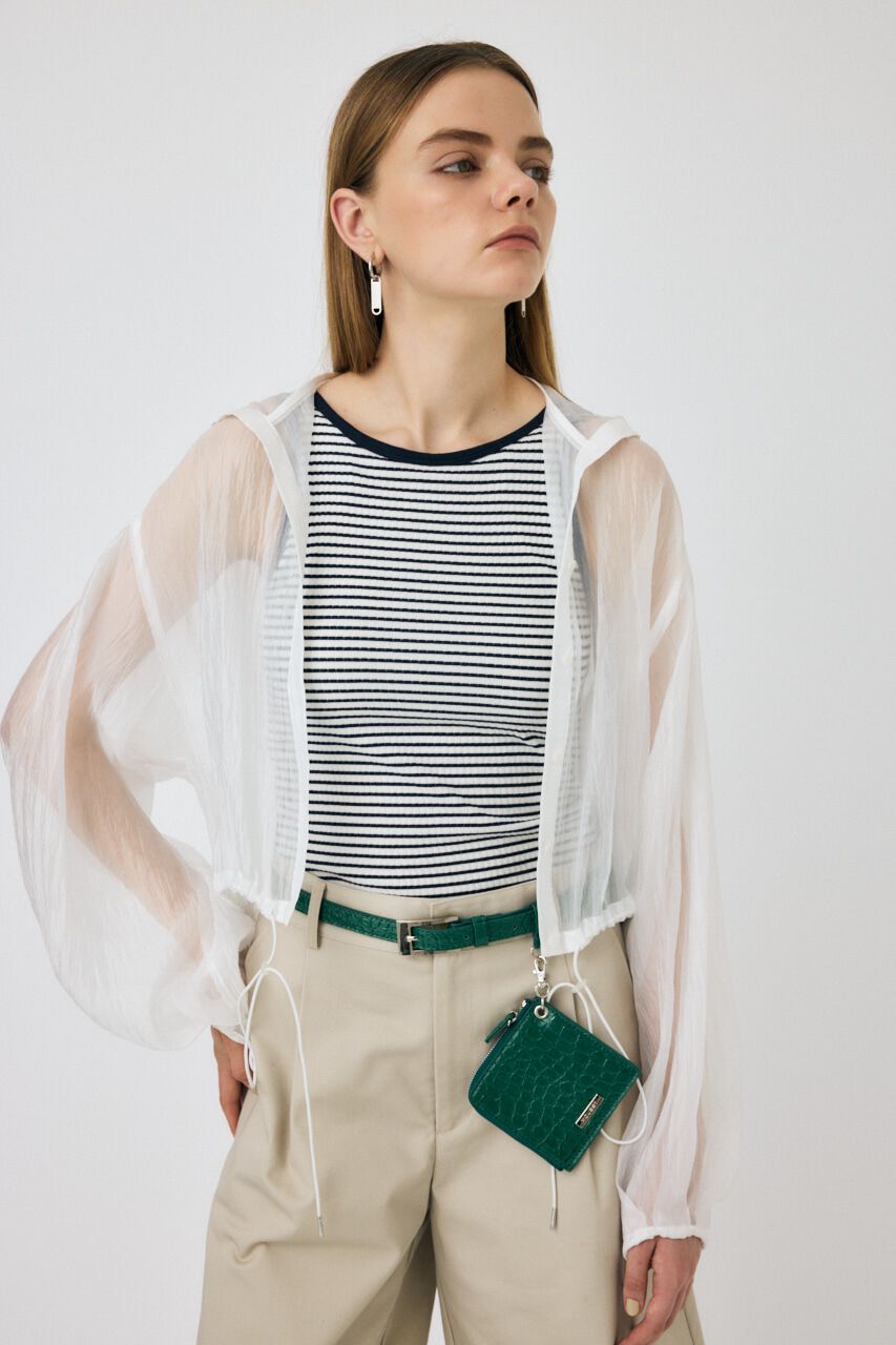 MOUSSY「SHEER LIGHT パーカ」|パーカー|