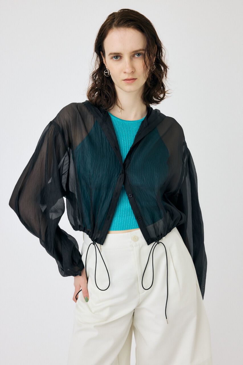 MOUSSY「SHEER LIGHT パーカ」|パーカー|