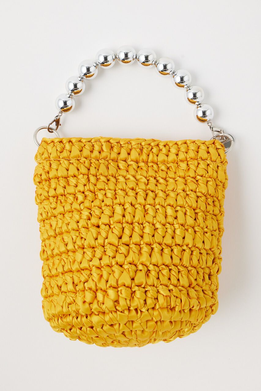 MOUSSY「KNITTED サテンバッグ」|その他|YEL