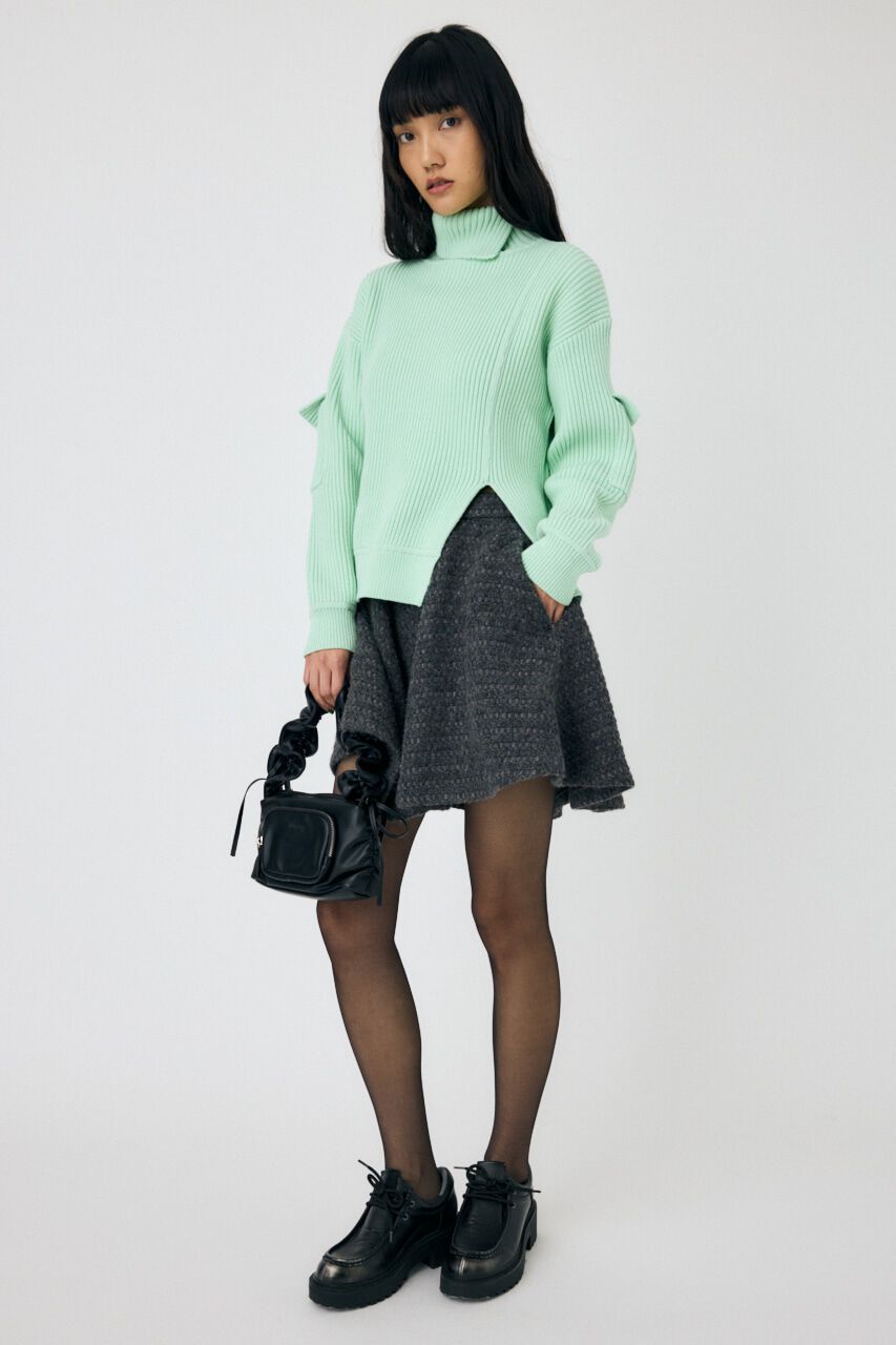 MOUSSY「CIRCULAR ミニスカート」|スカート|GRY