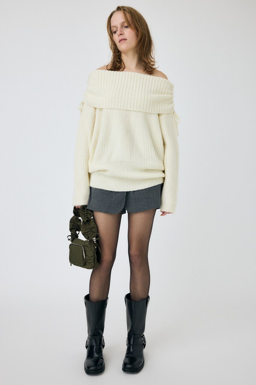 MOUSSY「BELTED MINI キュロット」|その他|GRY