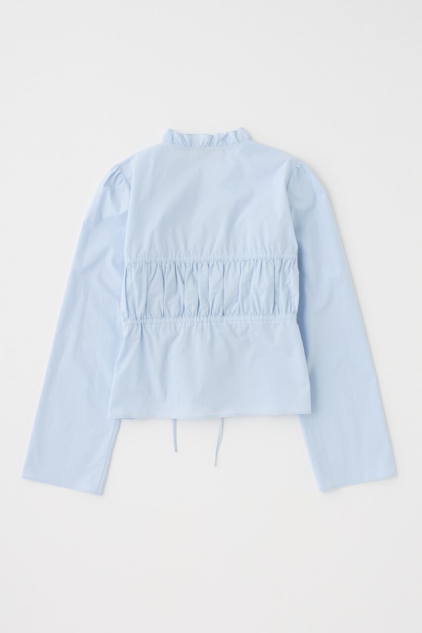 MOUSSY「FRONT RIBBON GATHER ブラウス」|シャツ・ブラウス|