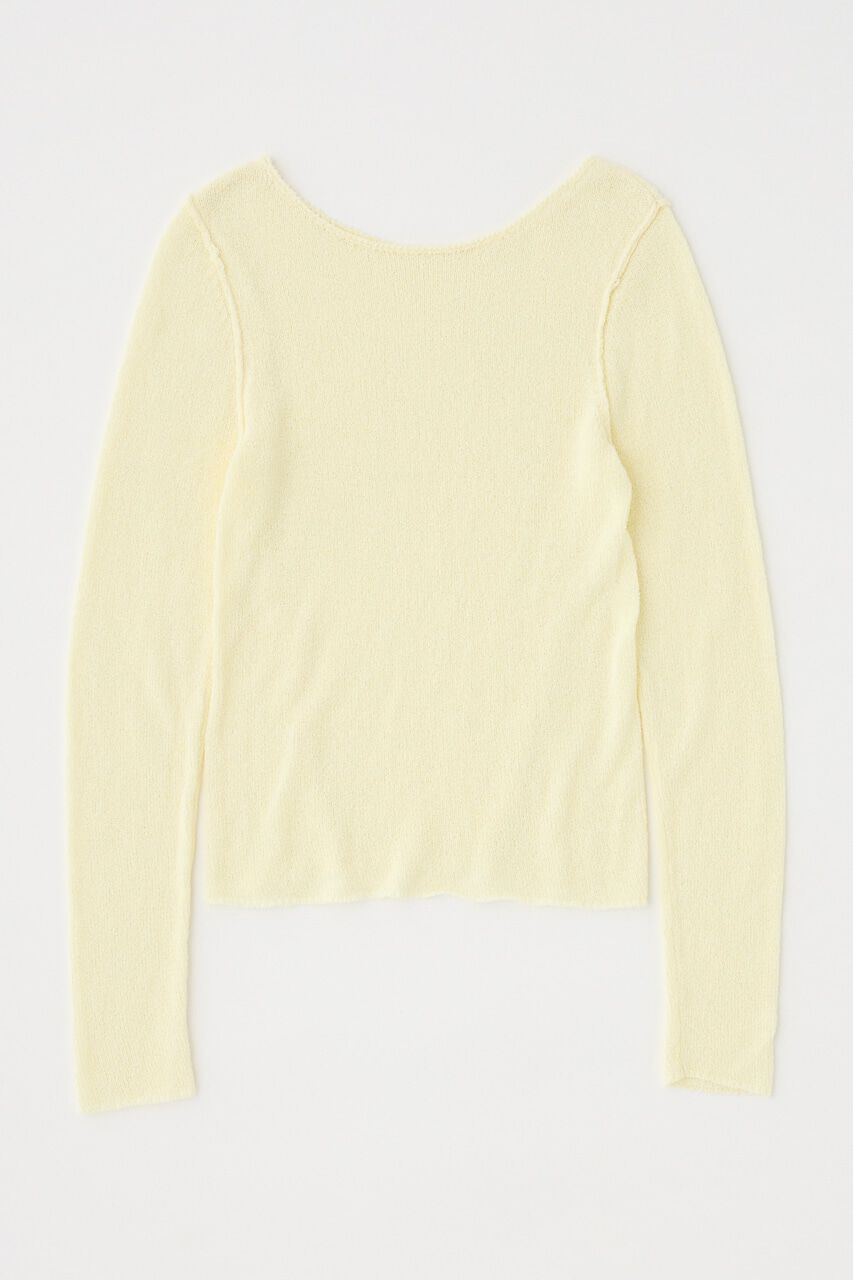 MOUSSY「LOOSE KNIT ロングスリーブTEE」|ニット・セーター|