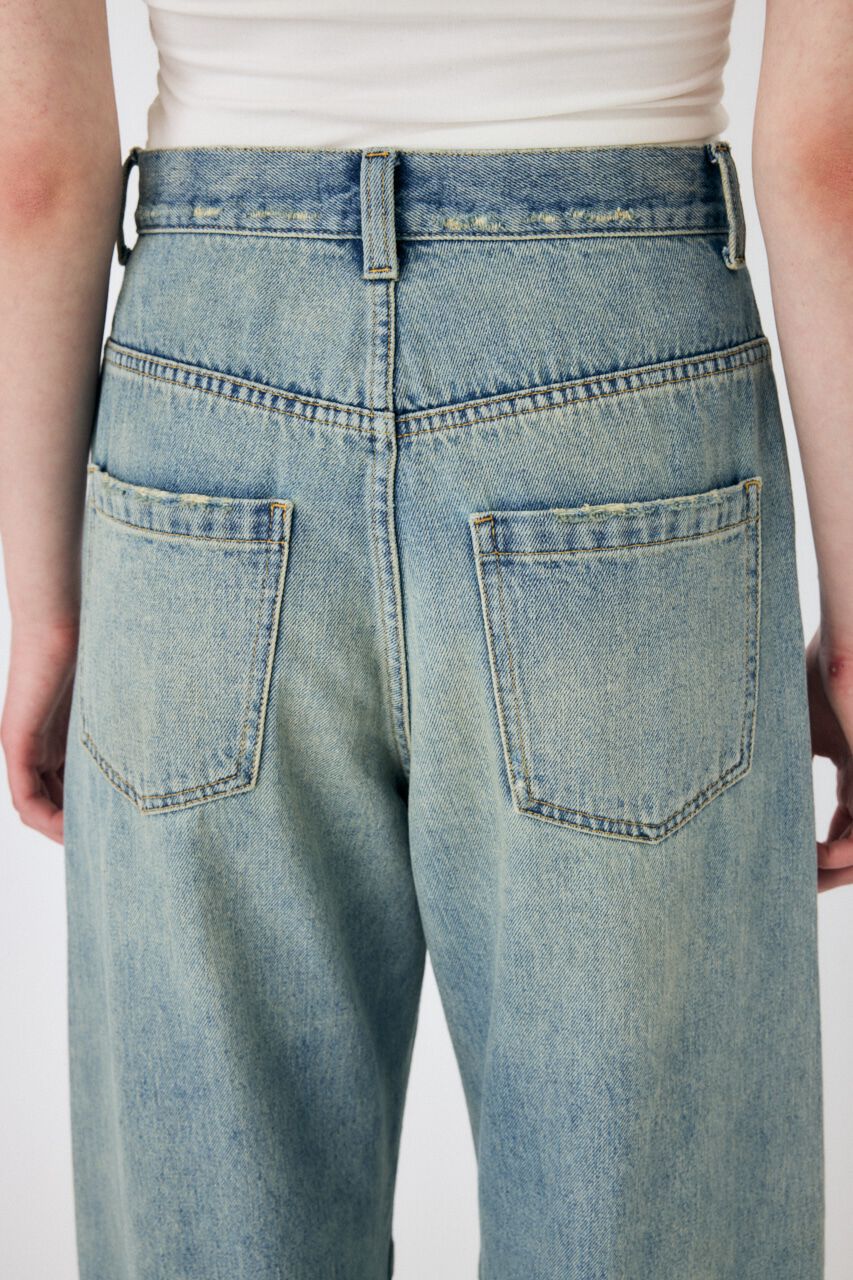MOUSSY「DROP WAIST CURVE ストレート」|デニム|
