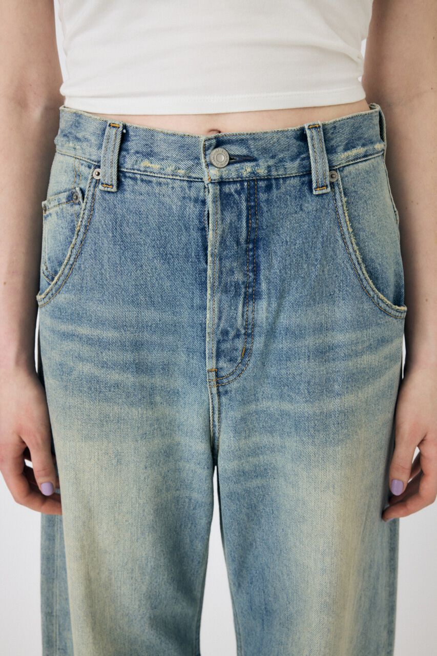 MOUSSY「DROP WAIST CURVE ストレート」|デニム|