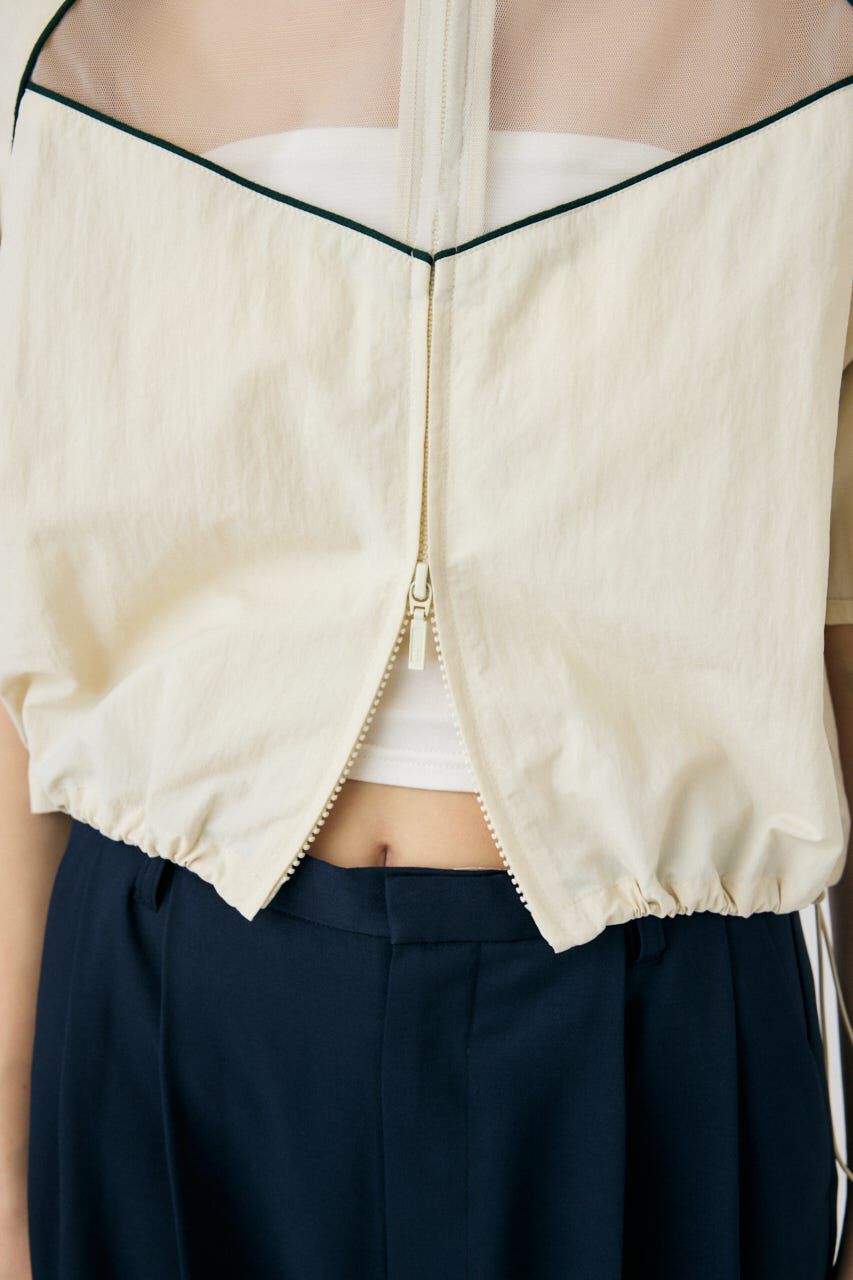 MOUSSY「PIPING HALF SLEEVE トラックジャケット」|その他|