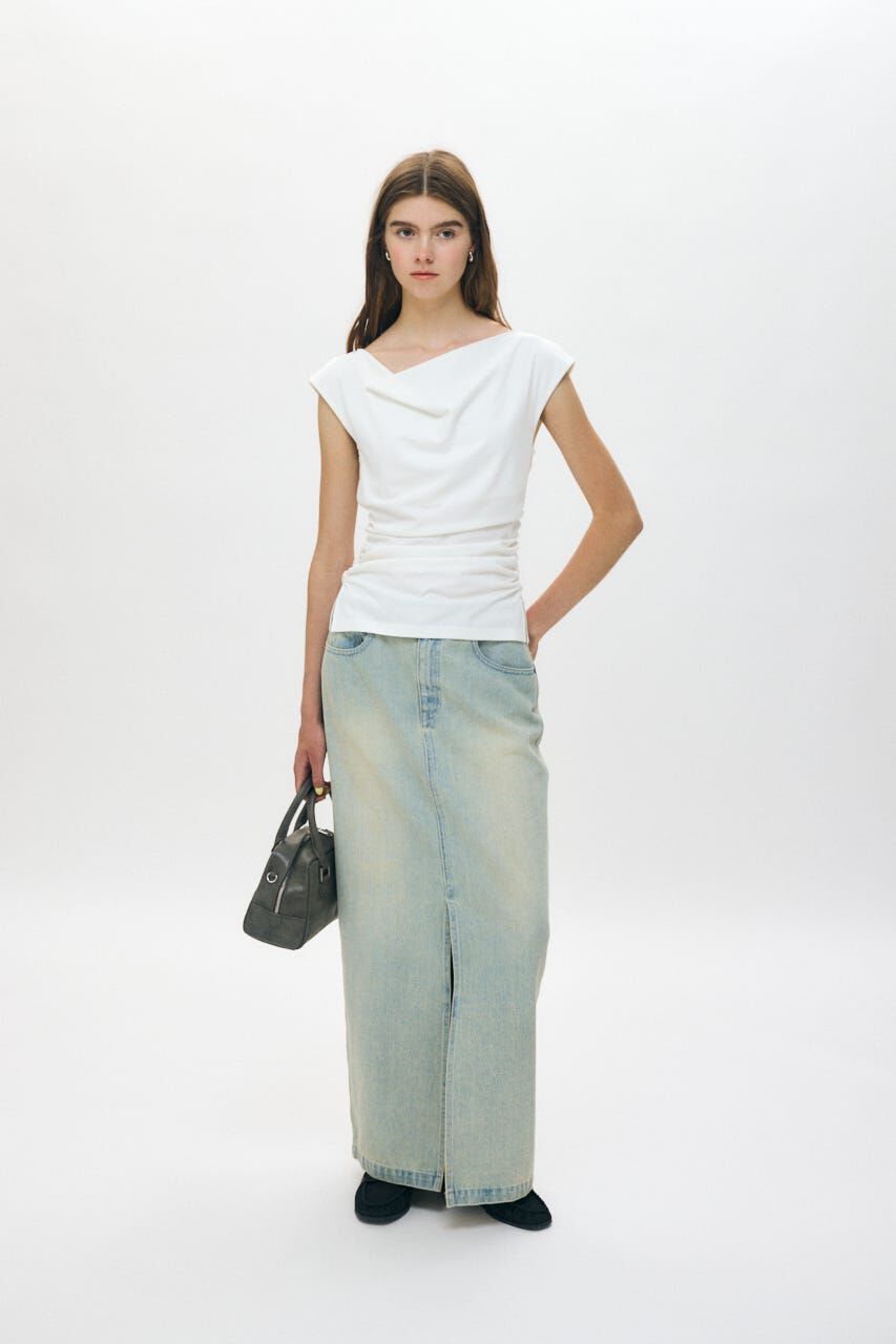 MOUSSY「COWL NECK N/S トップス」|タンクトップ|