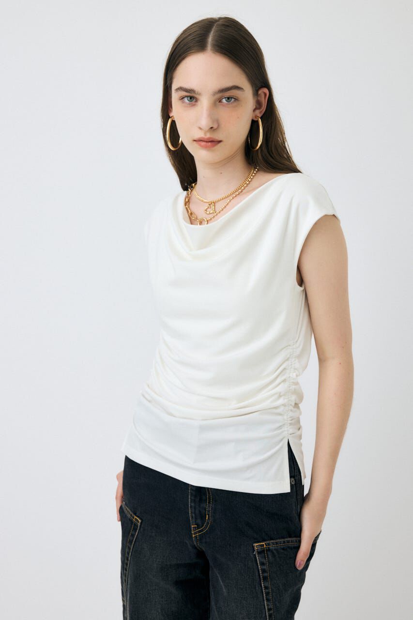 MOUSSY「COWL NECK N/S トップス」|タンクトップ|