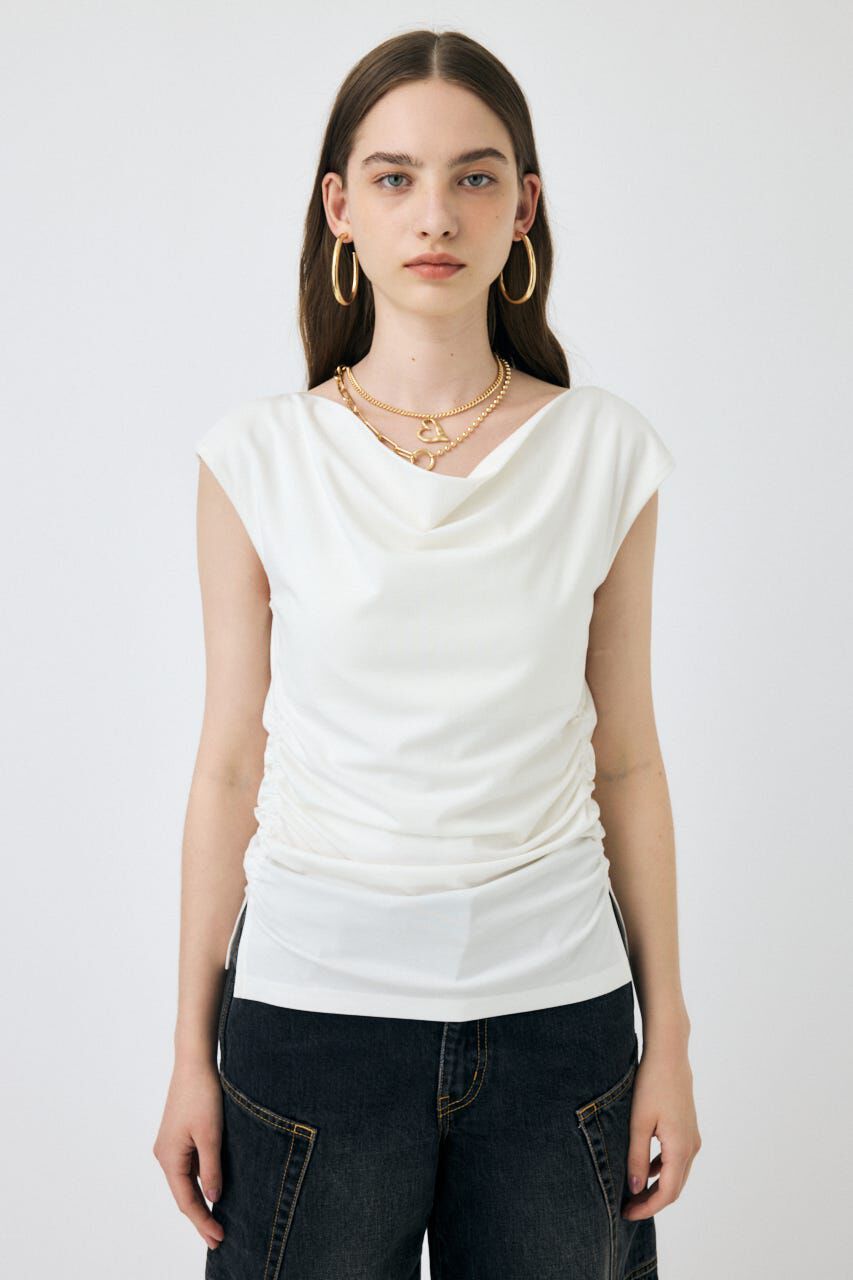 MOUSSY「COWL NECK N/S トップス」|タンクトップ|