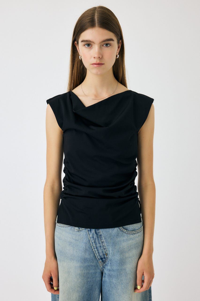 MOUSSY「COWL NECK N/S トップス」|タンクトップ|