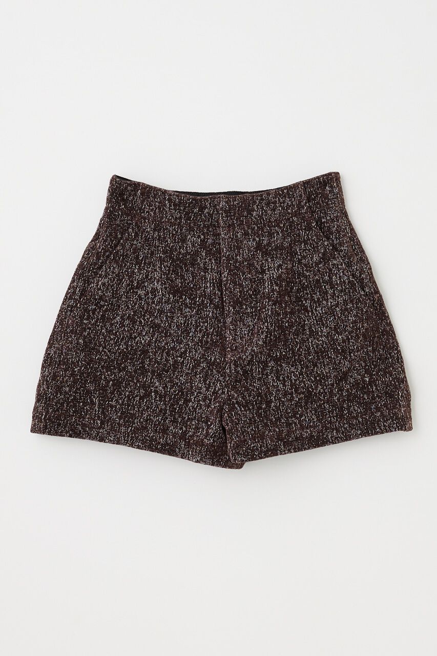 MOUSSY「HW TWEEDY ショーツ」|デニム|