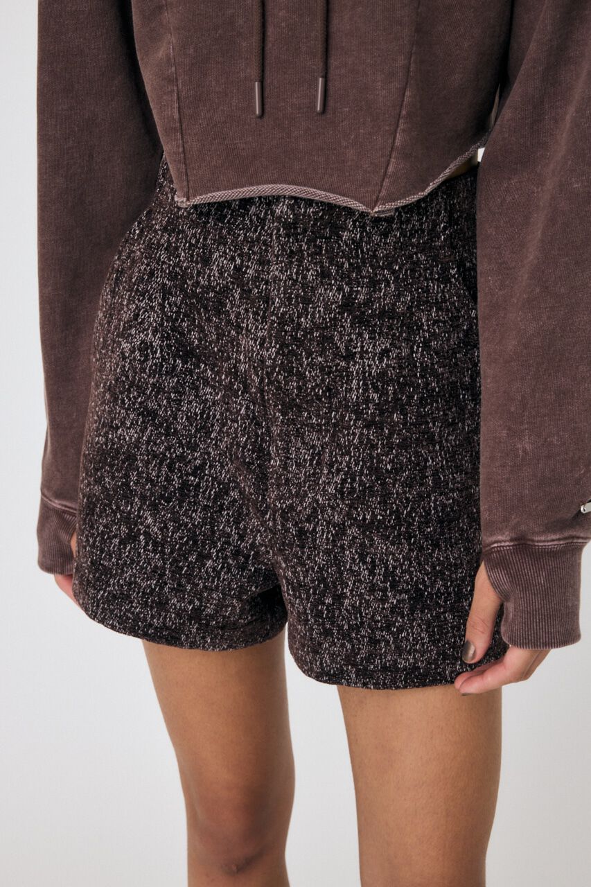 MOUSSY「HW TWEEDY ショーツ」|デニム|
