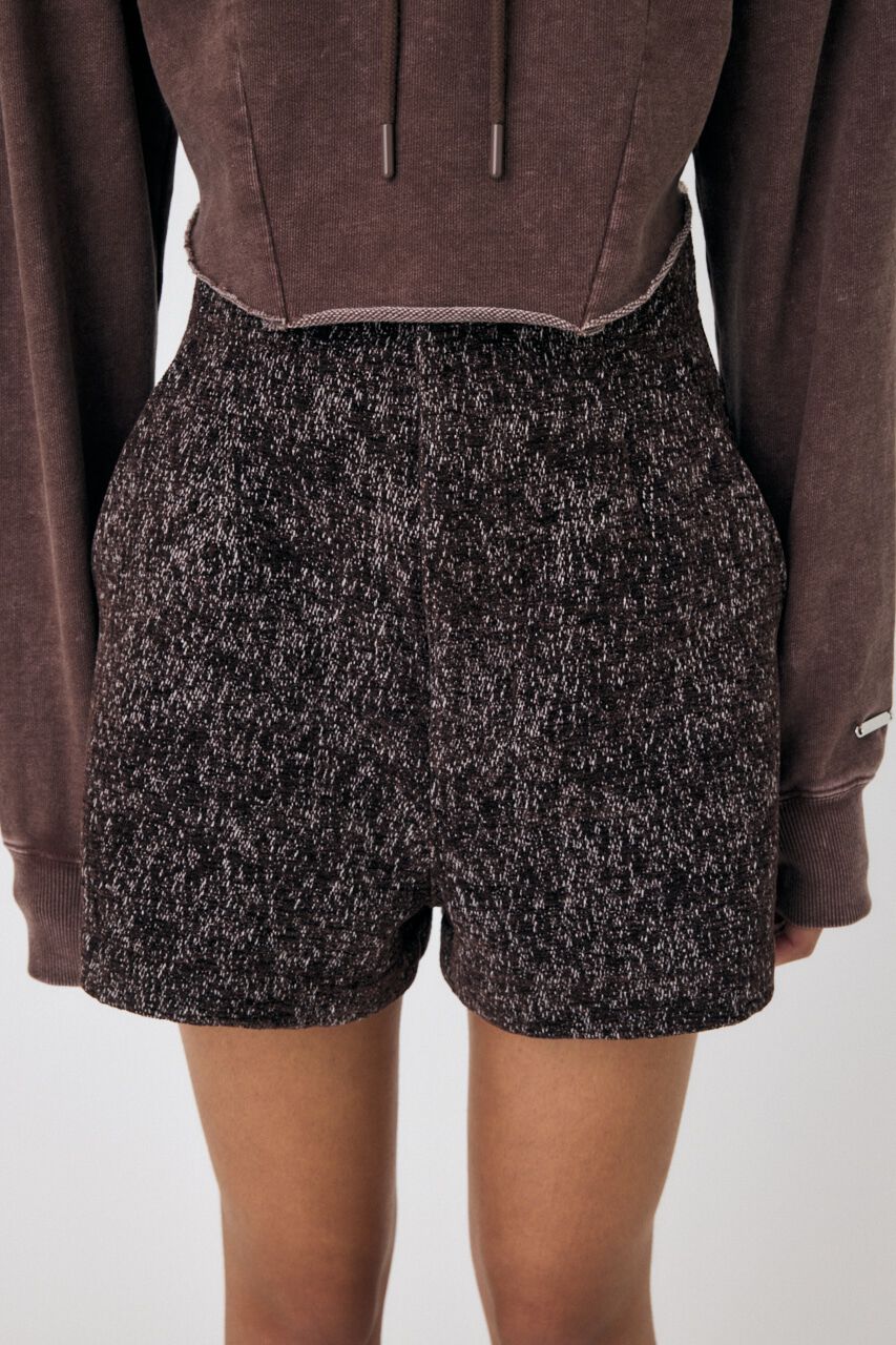 MOUSSY「HW TWEEDY ショーツ」|デニム|