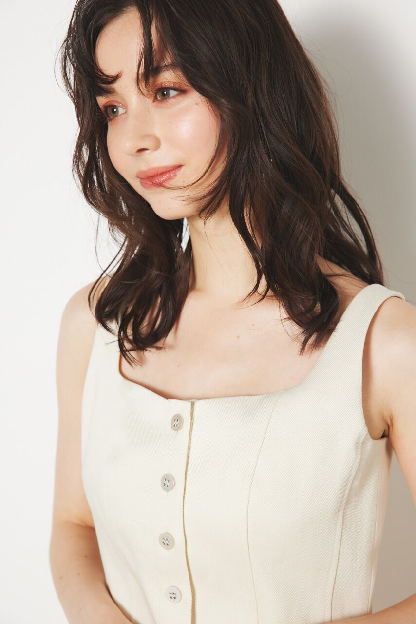 rienda「ラウンドヘムビスチェTOP」|その他|