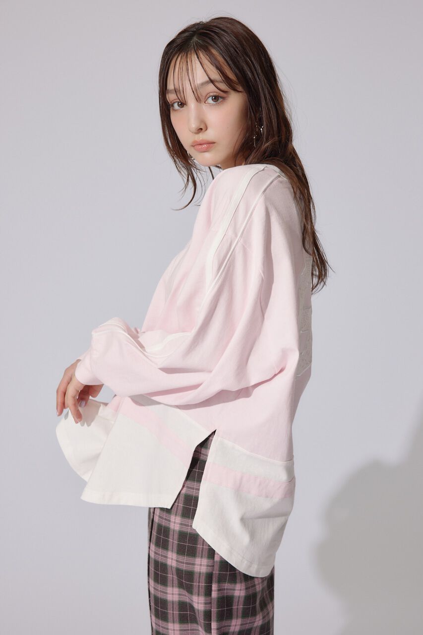 rienda「ユニフォームレディーロンT」|Tシャツ・カットソー|