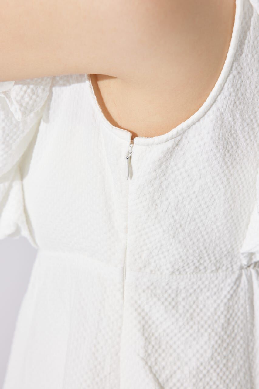 rienda「バルーンフリルスリーブワンピース」|ワンピース|