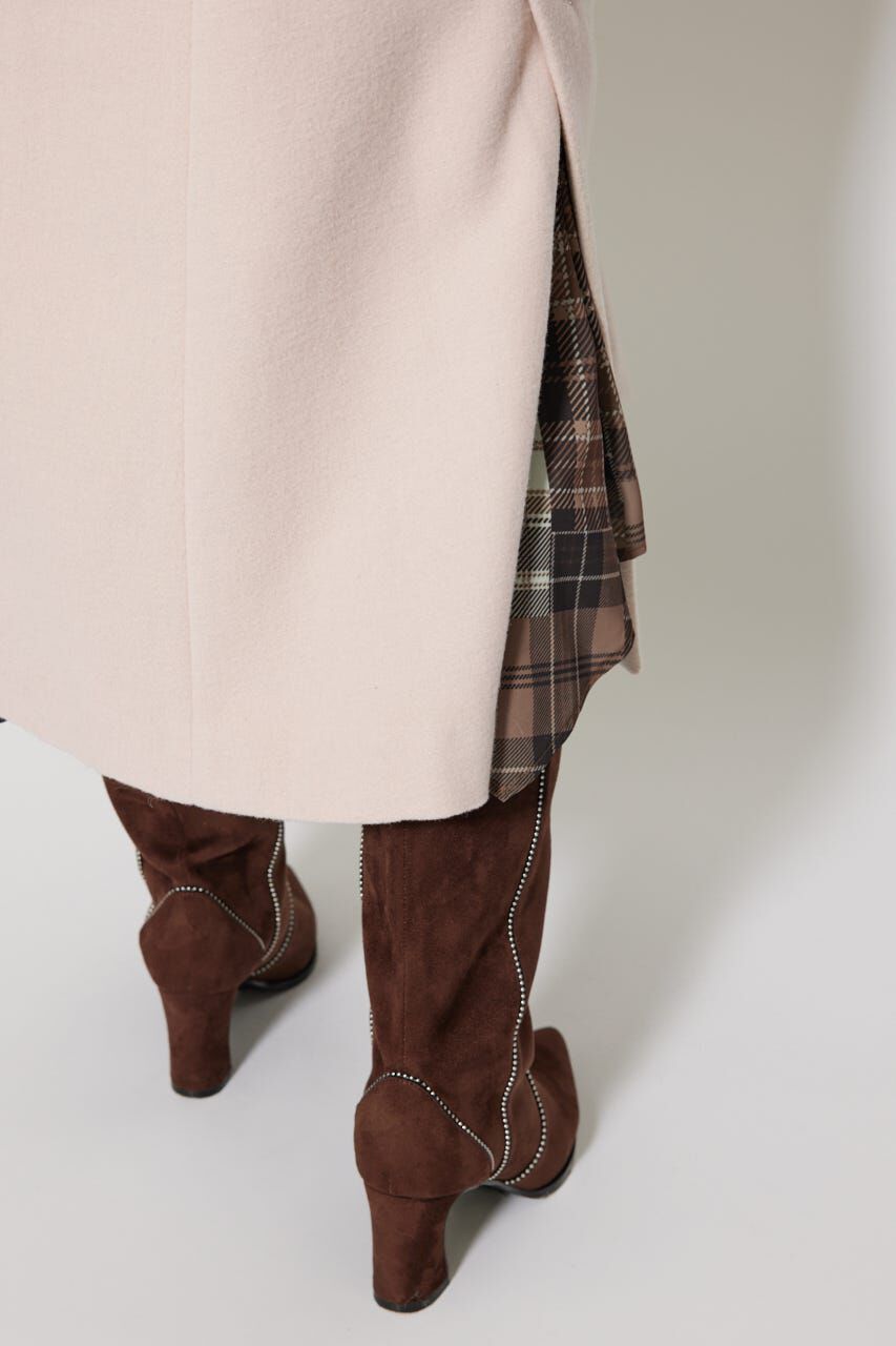 rienda「25オーバーネックシンデレララインコート」|その他|