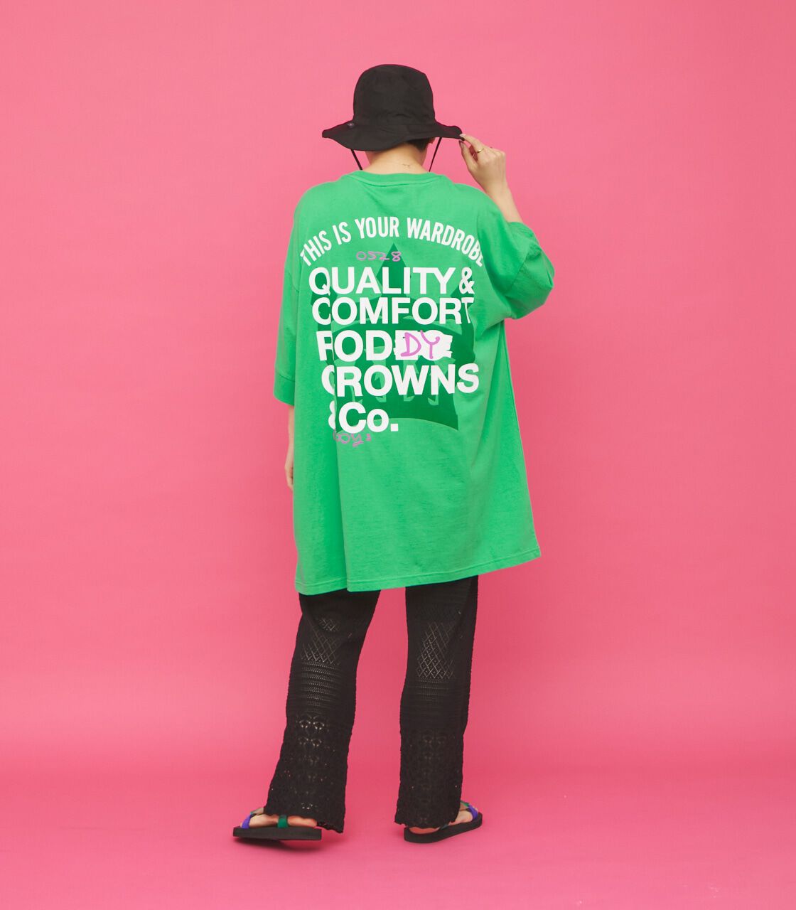 RODEO CROWNS「0528 R LOGO ワンピース」|ワンピース|