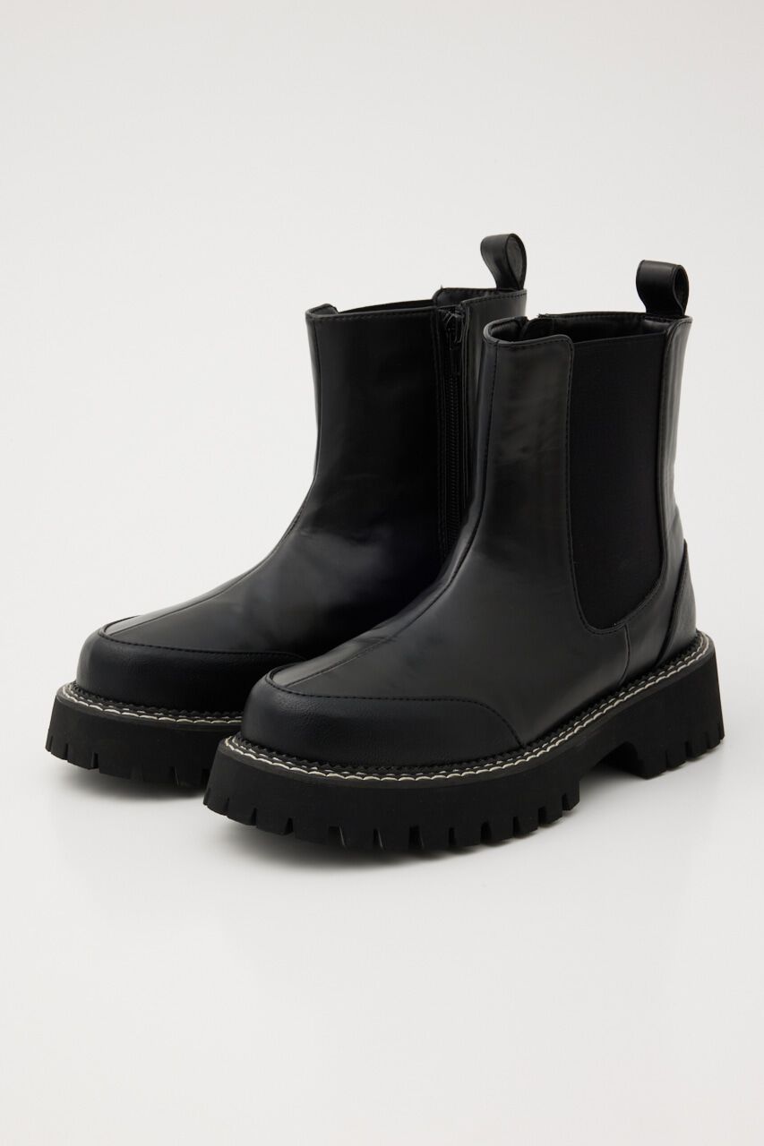 RODEO CROWNS「パターンサイドゴアブーツ」|その他|BLK