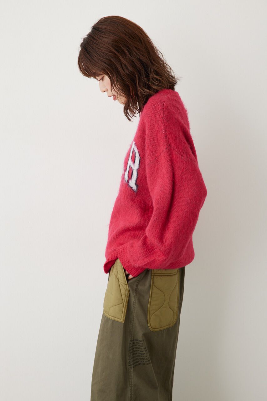 RODEO CROWNS「シャギーカレッジニットトップス」|ニット・セーター|