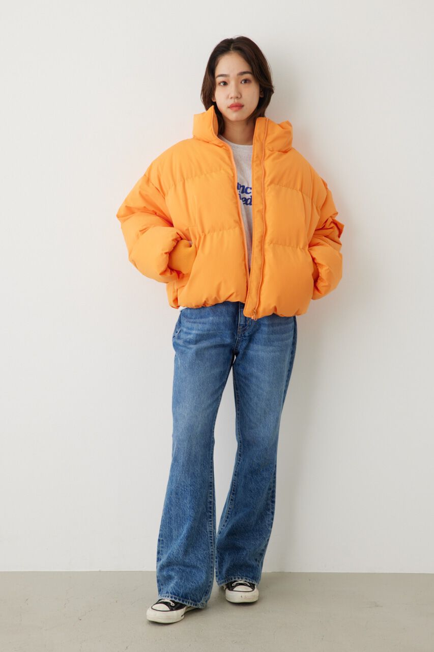 RODEO CROWNS「スタンドネックボリューム中綿ジャケット」|ブルゾン・スタジャン|