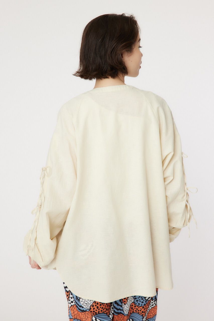 RODEO CROWNS「リネン アームリボンシャツ」|シャツ・ブラウス|