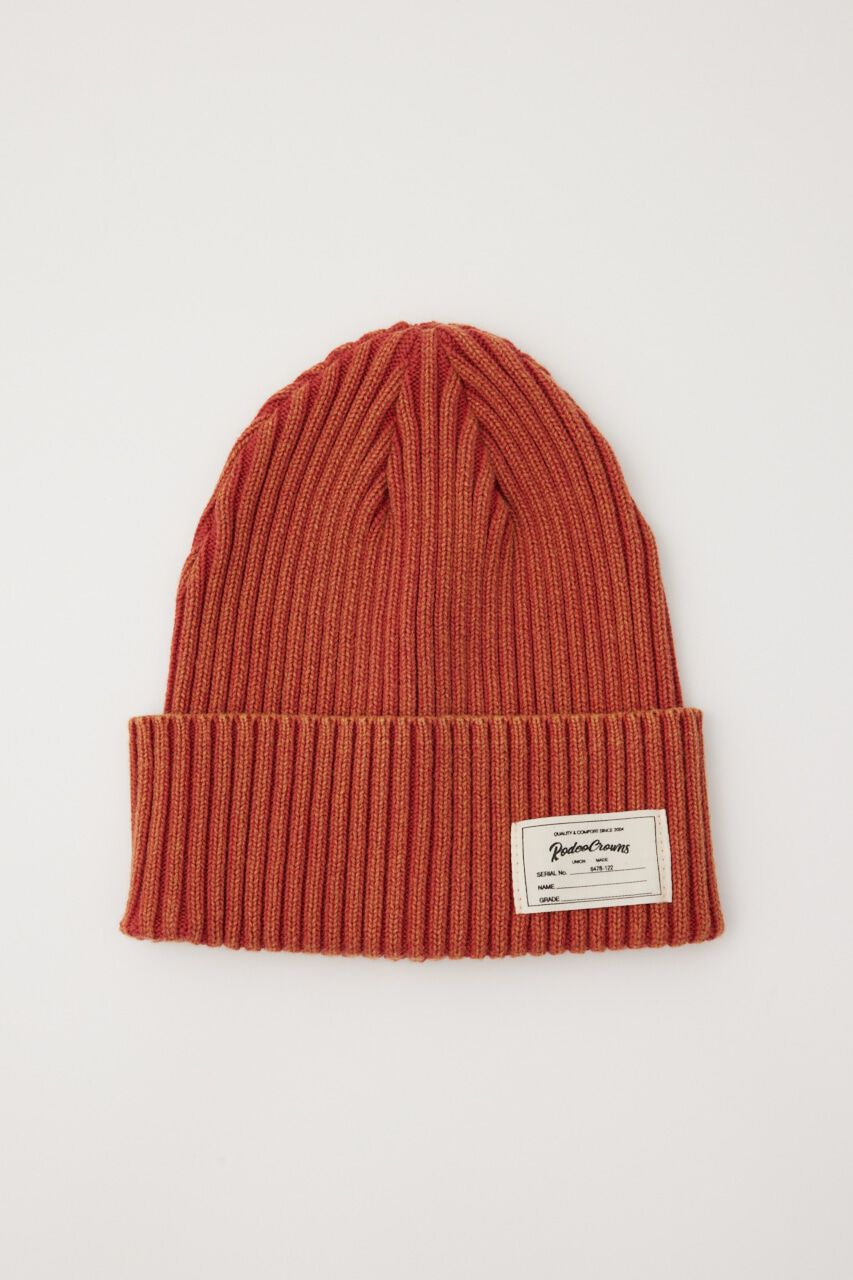 RODEO CROWNS「chemical wash ニットキャップ」|その他|RED