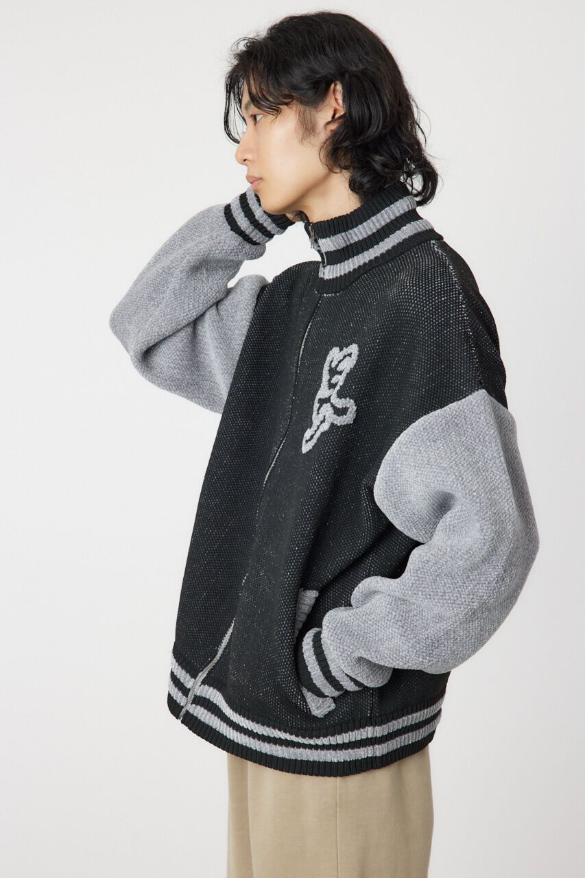 RODEO CROWNS「zipニットスタジャン」|ブルゾン・スタジャン|