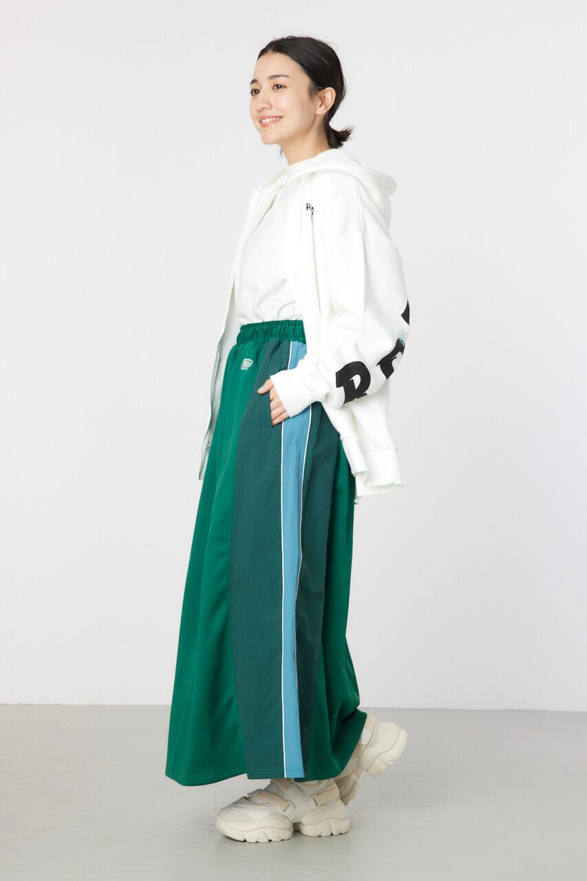 RODEO CROWNS「ナイロン&times;ジャージスカート」|スカート|