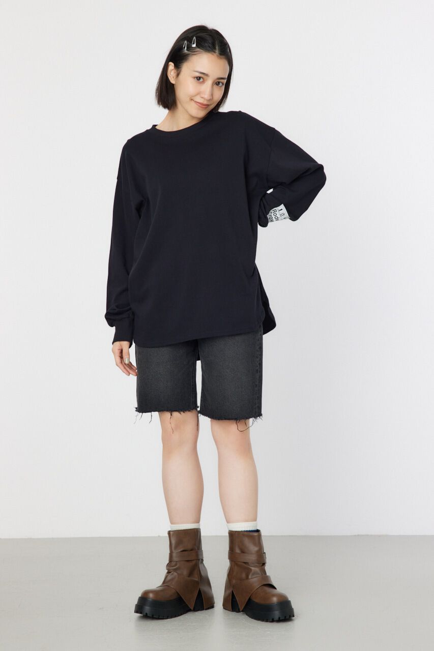 RODEO CROWNS「ネームパッチリラックスロングTシャツ」|Tシャツ・カットソー|