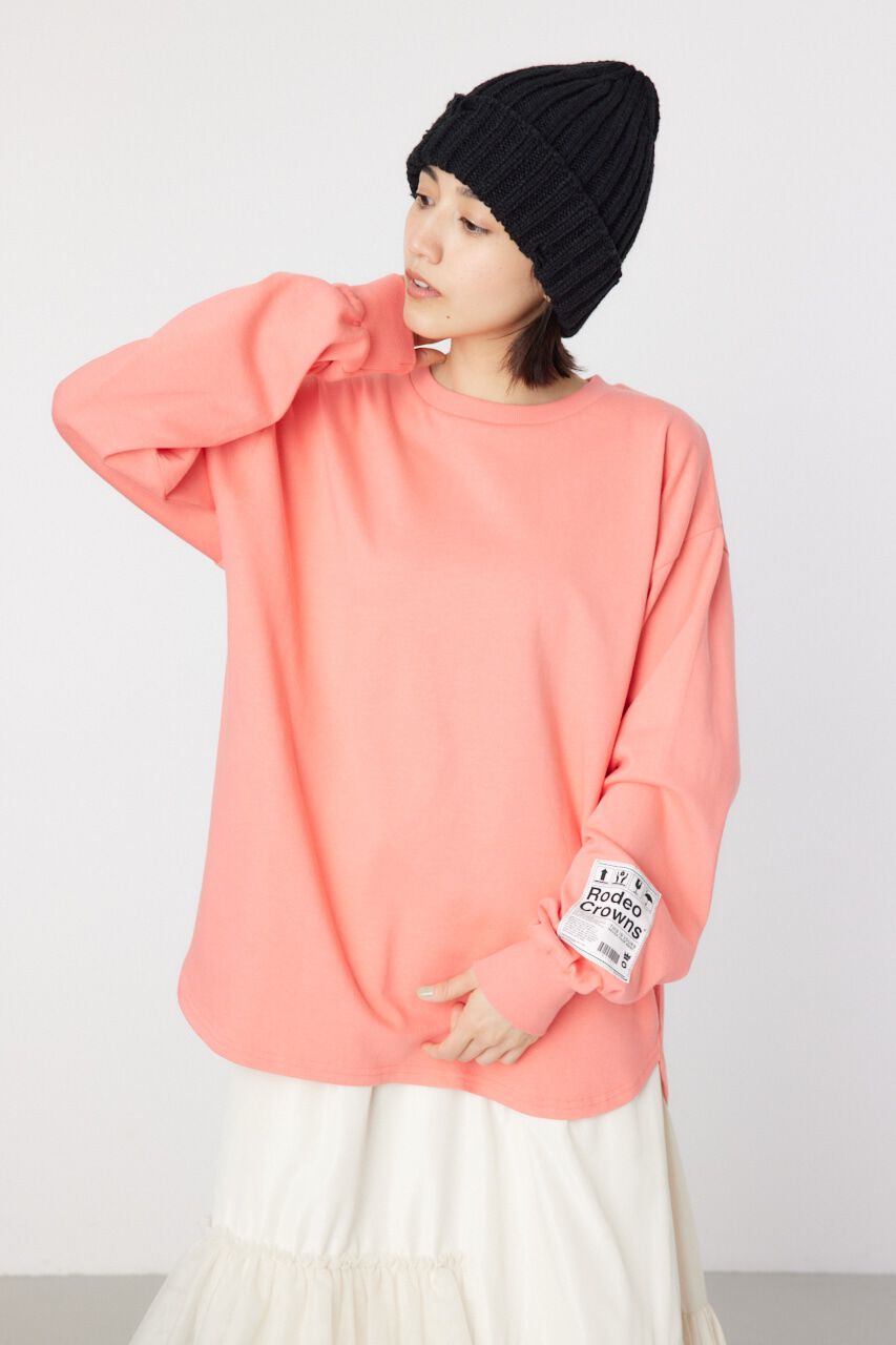 RODEO CROWNS「ネームパッチリラックスロングTシャツ」|Tシャツ・カットソー|