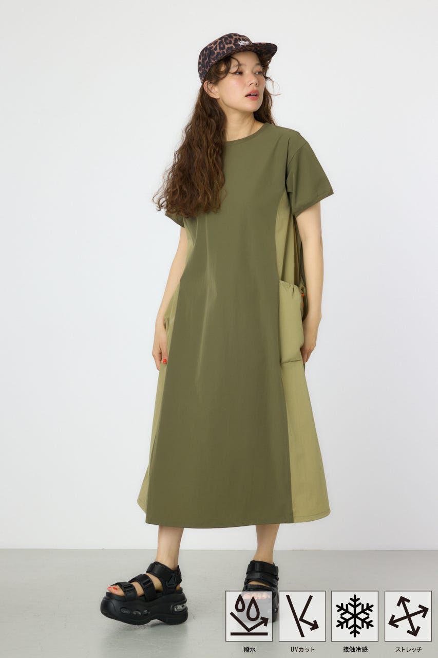 RODEO CROWNS「W/Rドッキングバルーンワンピース」|ワンピース|