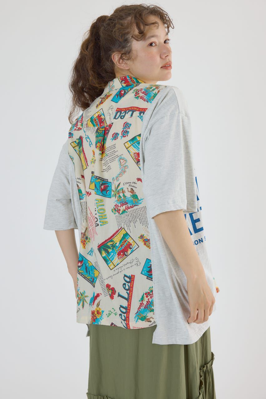 RODEO CROWNS「ドッキングアロハビッグシャツ」|シャツ・ブラウス|