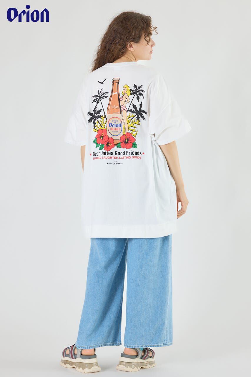 RODEO CROWNS「OrionBeerxRCS  BeerGirlTワンピース」|ワンピース|O/WHT1