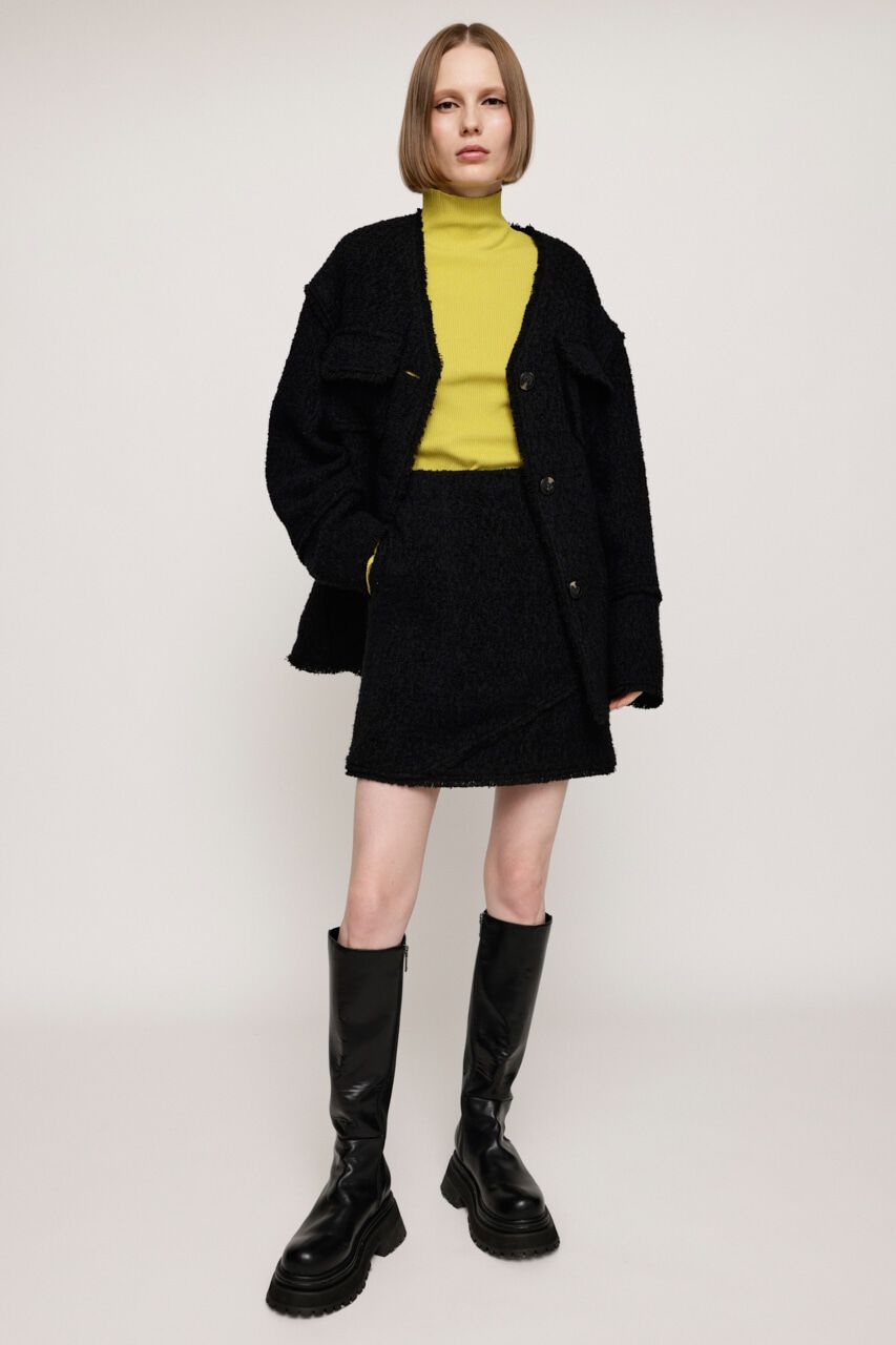 SLY「TWEED FRINGE ショートスカート」|スカート|