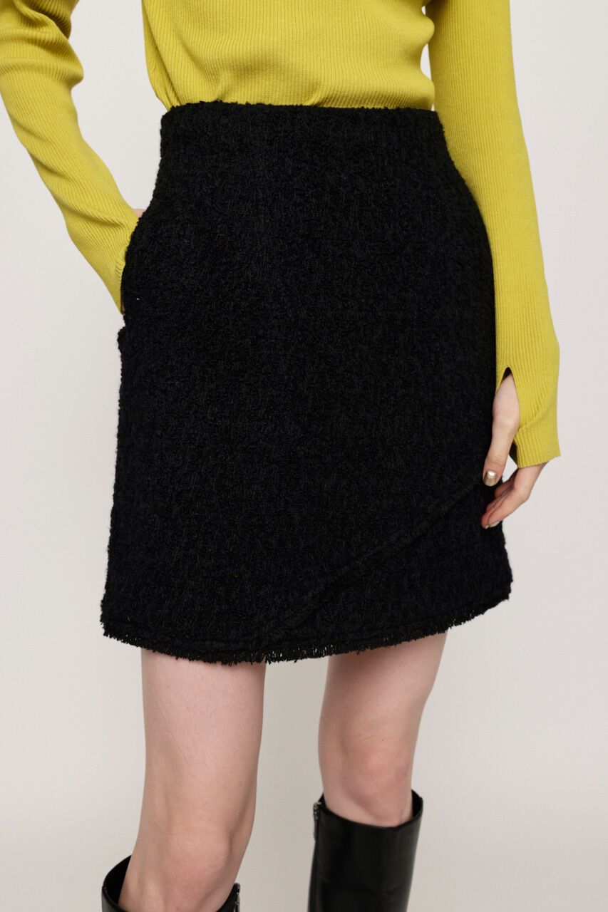 SLY「TWEED FRINGE ショートスカート」|スカート|