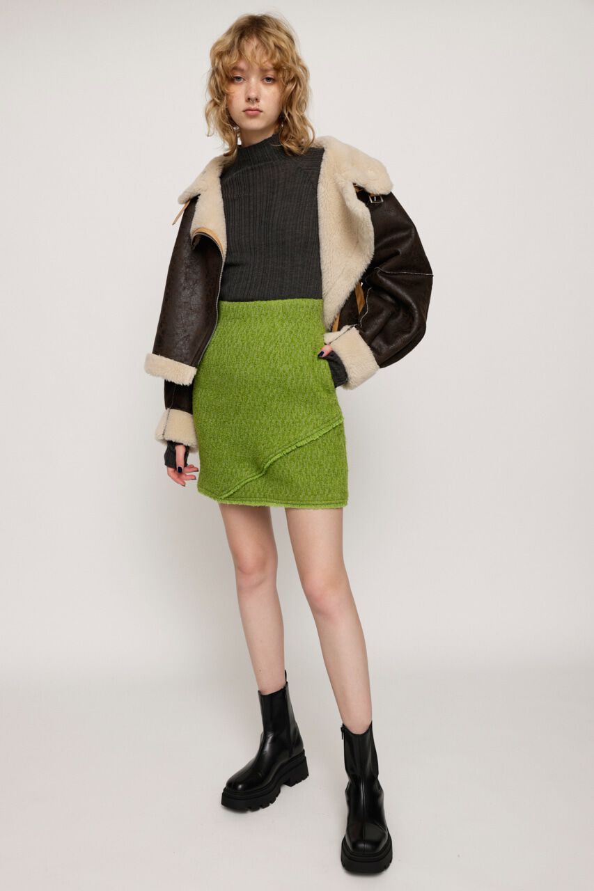 SLY「TWEED FRINGE ショートスカート」|スカート|