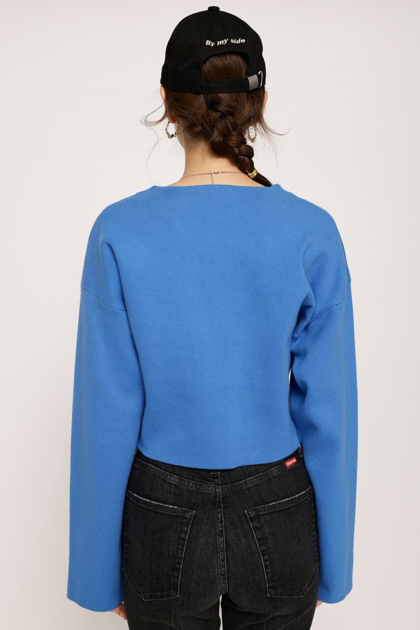 SLY「MILANO RIB CROP カーディガン」|カーディガン|